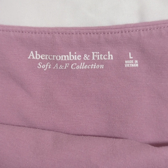 Abercrombie & Fitch Square Neck Sleeveless Bodysuit, Color Dusty Pink Size L - Picture 14 of 15